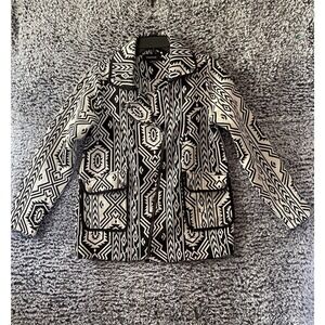 Mink Pink Pardon My Freedom Tribal Biker Jacket Size Small